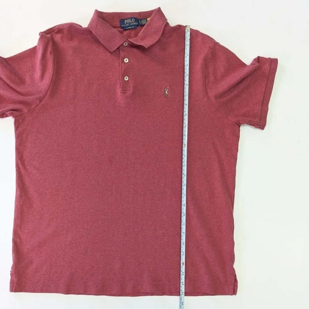 Classic Polo by Ralph Lauren Light Red Men's Polo Shirt